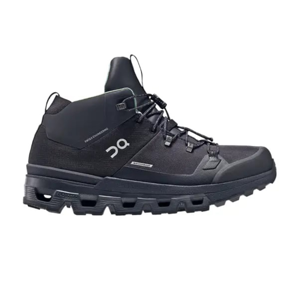 ON RUNNING On Cloudtrax Waterproof Hiking Boots in black